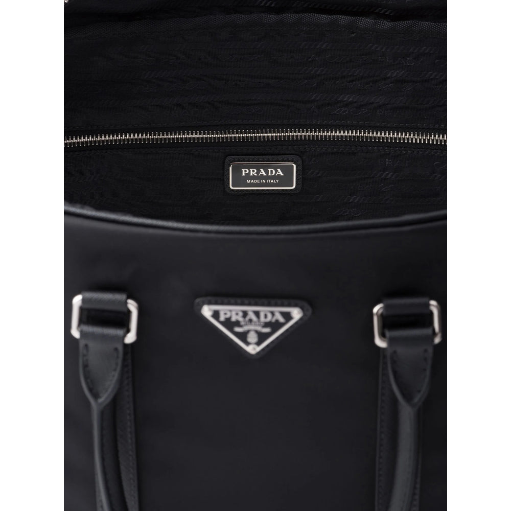 Prada Black Luggage & Holdalls Men
