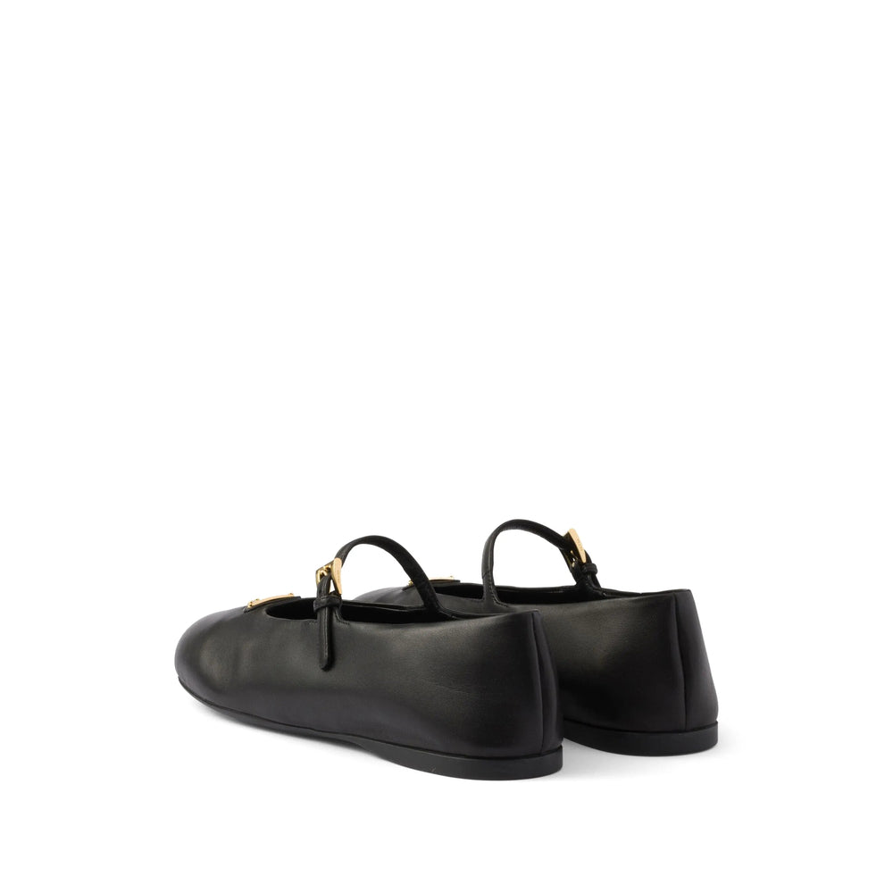Prada Black Ballet Flats Women