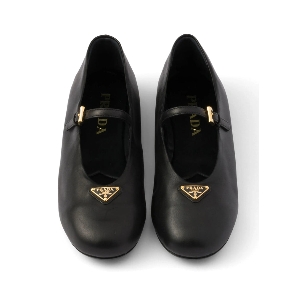 Prada Black Ballet Flats Women