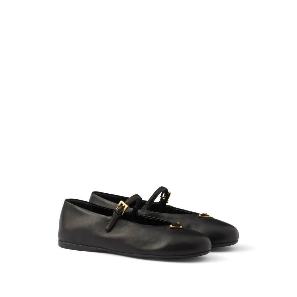 Prada Black Ballet Flats Women