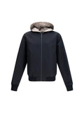 Gucci Men Reversible Zip Jacket In Cotton