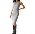 Demi Ribbed Dress In Crescent