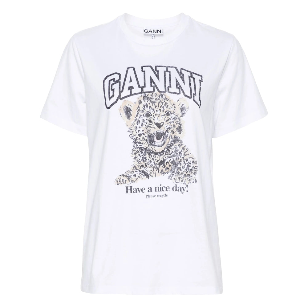 Ganni Grey Tops - T-Shirts & Jerseys Women
