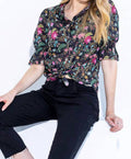 Hannah Cotton Shirt In Jacobean Multi