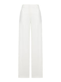 Fendi Women Wide Leg Pants In Fluid Cotton