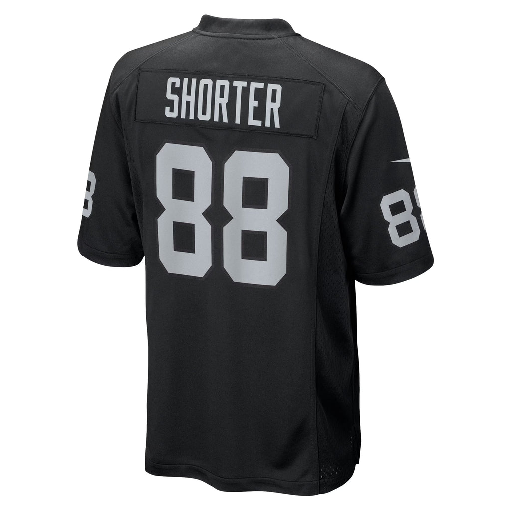 Las Vegas Raiders Justin Shorter Black Team Game Jersey