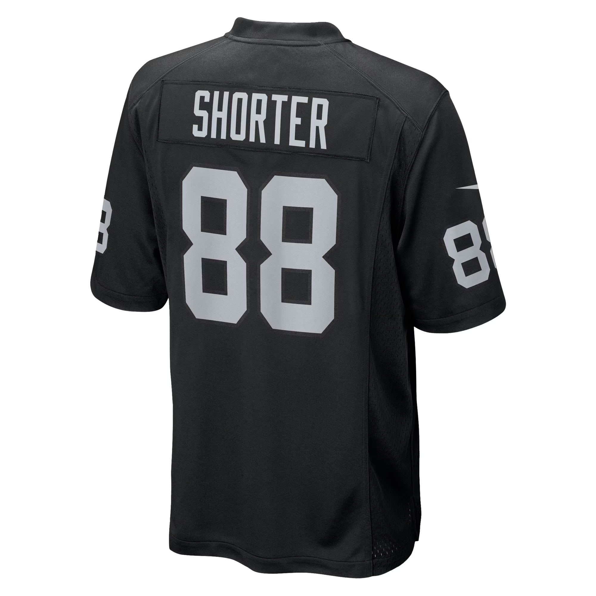 Las Vegas Raiders Justin Shorter Black Team Game Jersey
