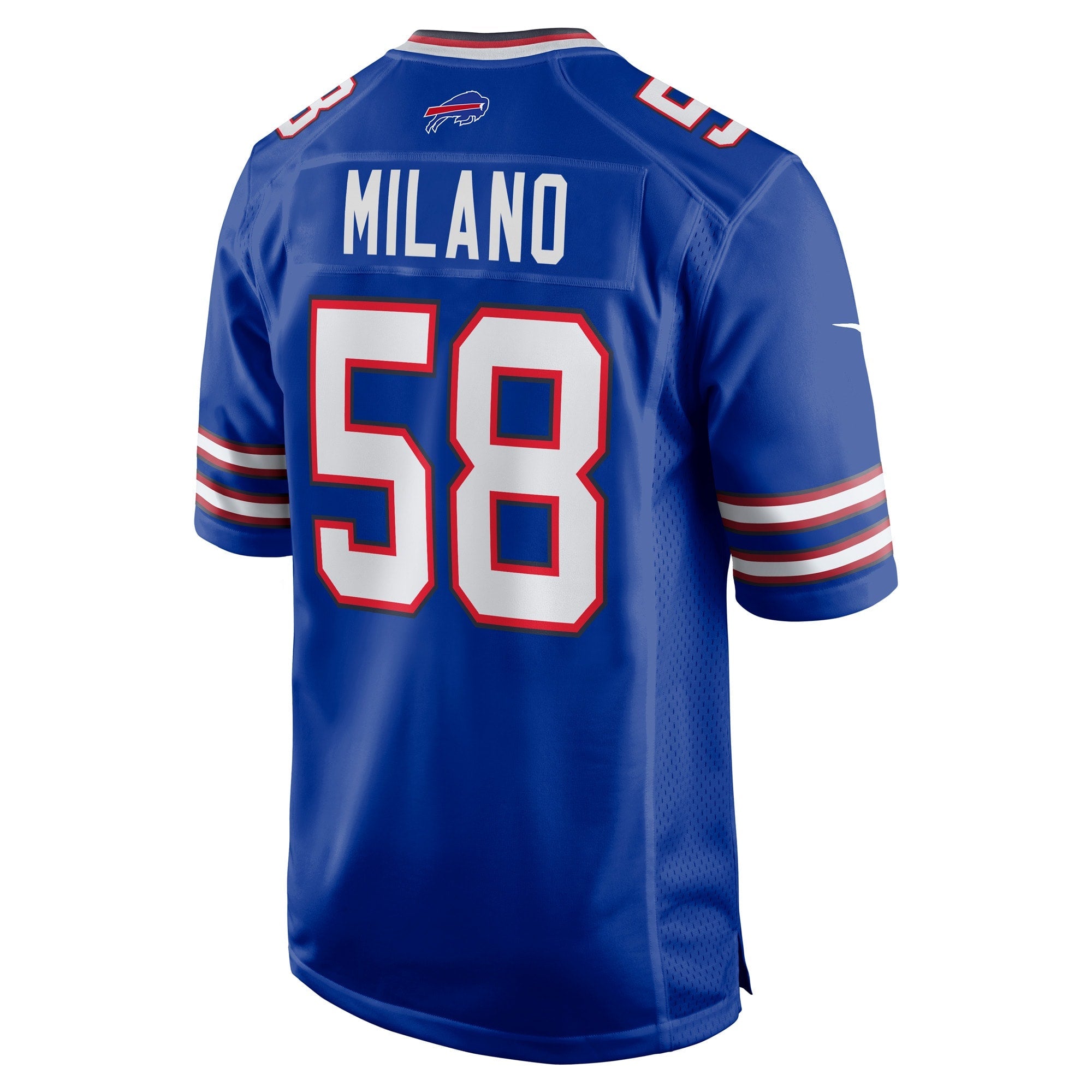 Buffalo Bills Matt Milano Royal Game Player Jersey