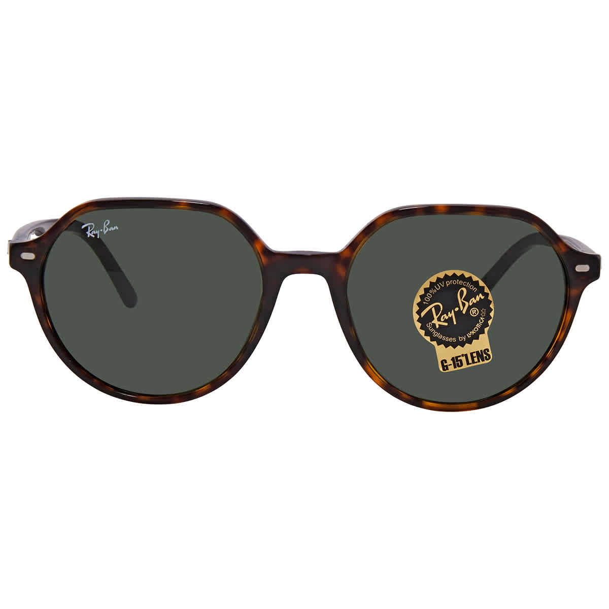 Ray Ban Thalia Green Round Unisex Sunglasses RB2195 902/31 53