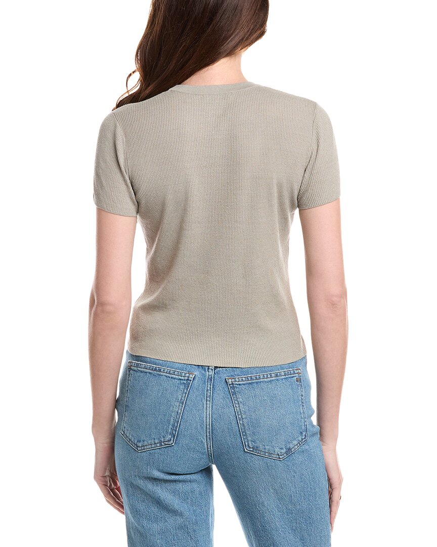 James Perse Stretch Linen-Blend T-Shirt