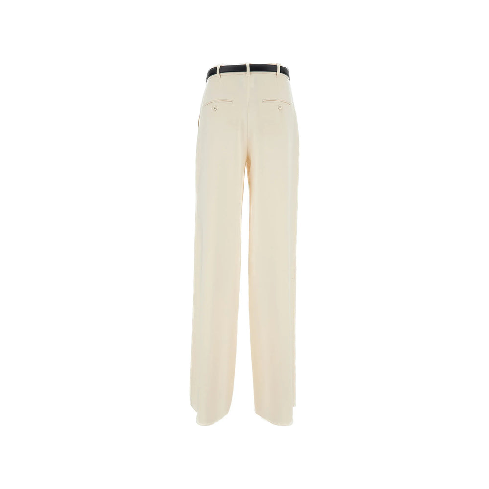 Max Mara Studio Neutrals Trousers - Straight Trousers Women