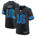 Detroit Lions Jared Goff Black 2nd Alternate Game Jersey