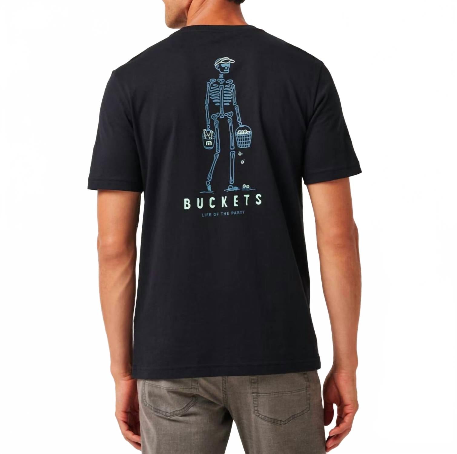 Lost Buckets Short Sleeve Tee In Black