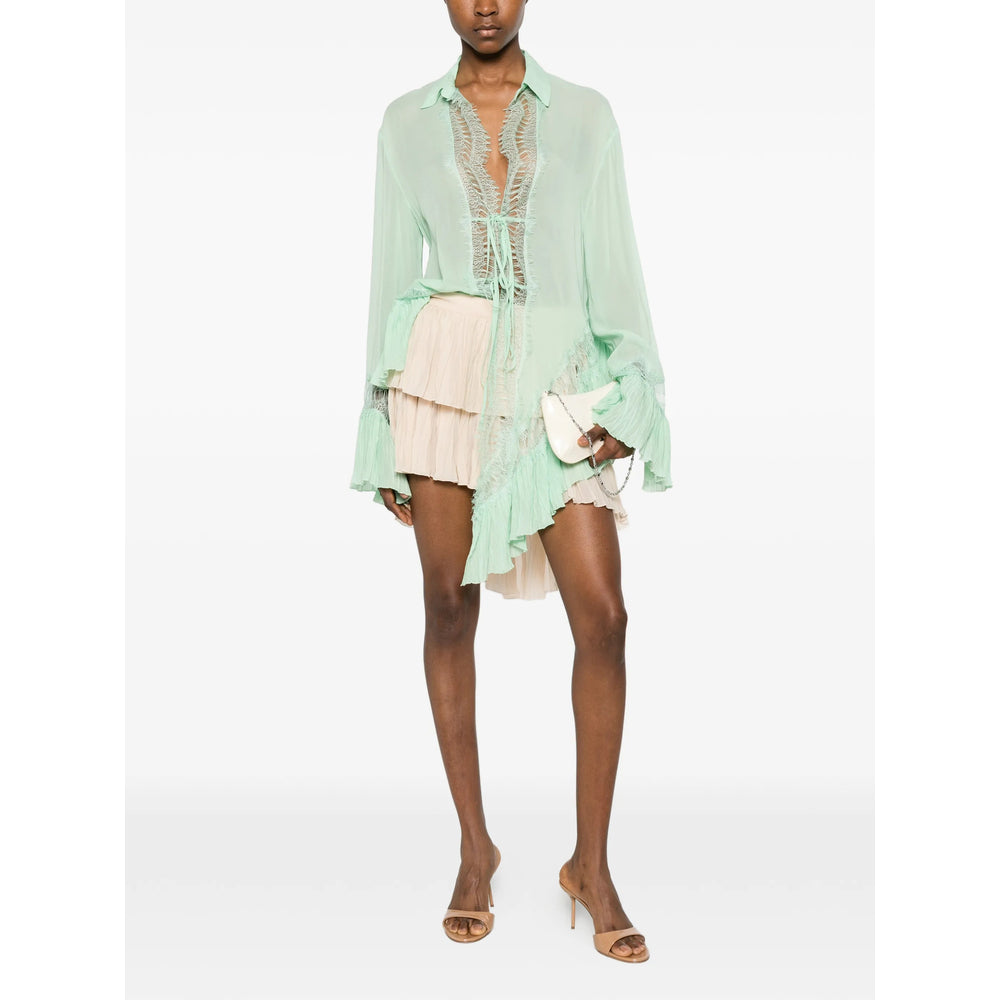 Blumarine Neutrals Skirts - Asymmetric & Draped Skirts Women