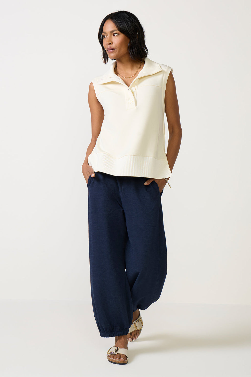 Women's Conall Button Tank Top