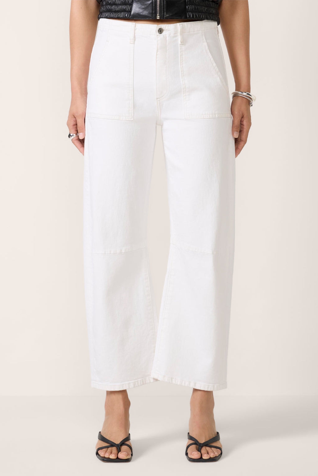 Women's Utility Soft Barrel Clean Hem Jeans