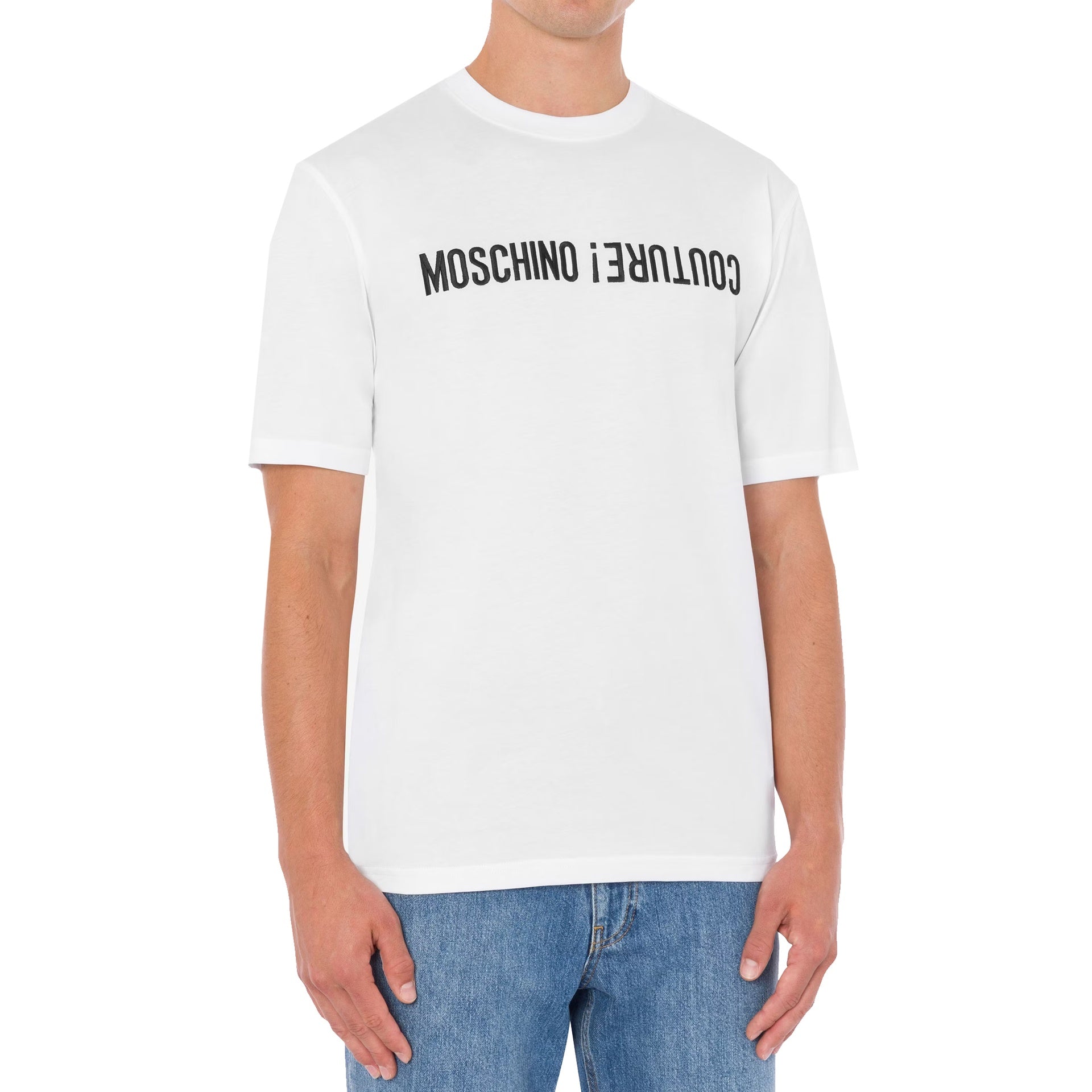 Moschino Upside Down Logo T-Shirt Men