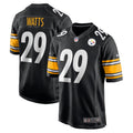 Pittsburgh Steelers Ryan Watts Black Game Jersey