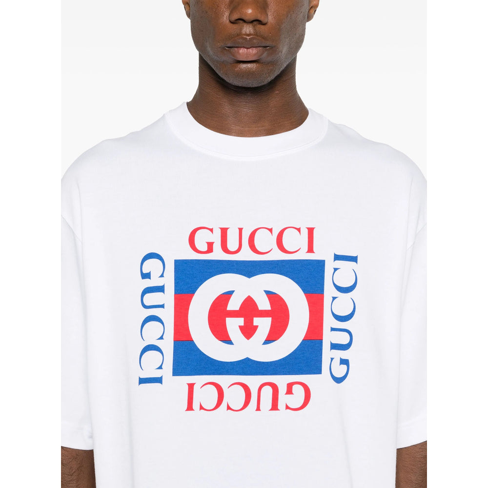 Gucci White T-Shirts & Vests - T-Shirts Men