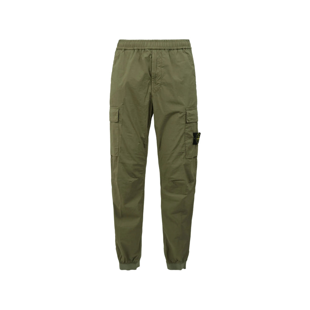 Stone Island Green Trousers - Tapered Trousers Men