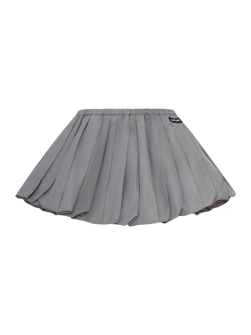Miu Miu Women Tec Canvas Mini Skirt