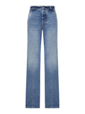 Miu Miu Women Straight Leg Denim Jeans Medium Wash