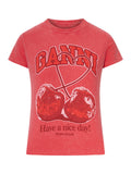Ganni Women Jersey T-Shirt With Front Logo