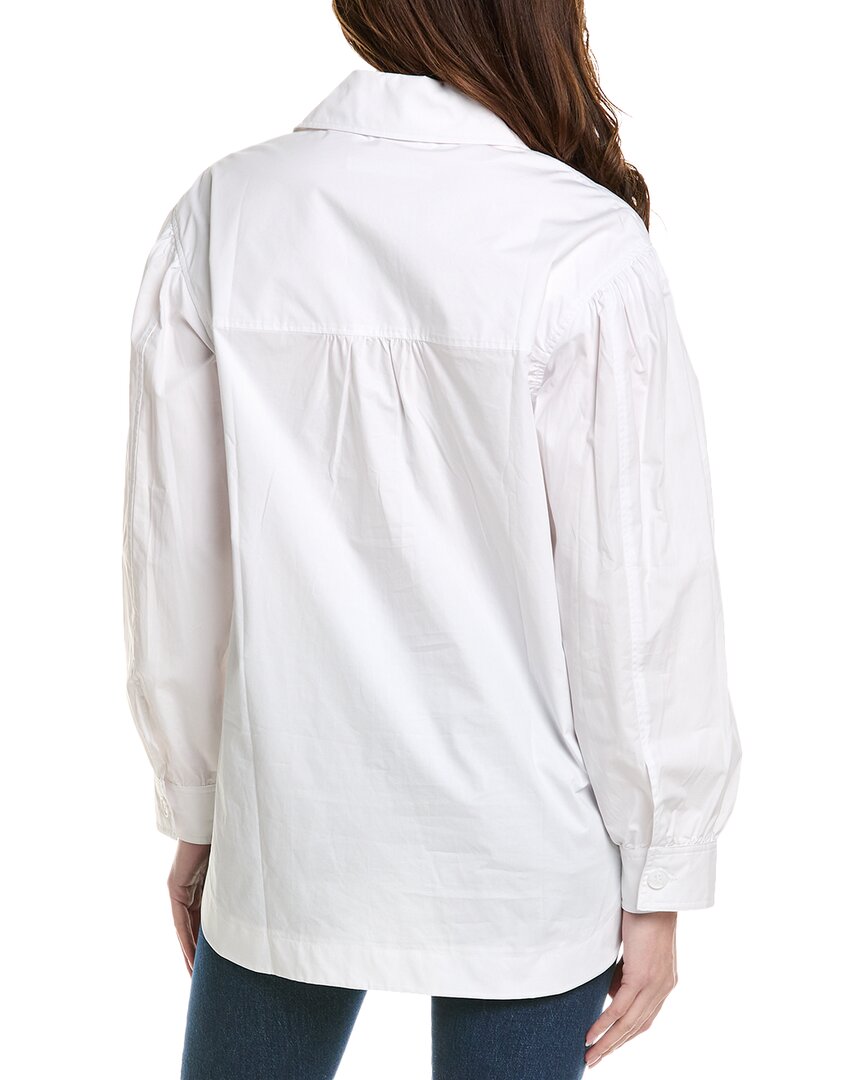 susana monaco Poplin Shirt Jacket