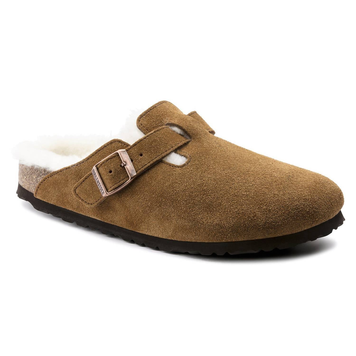 Women's Boston Vl Shearling Clogs In Mink
