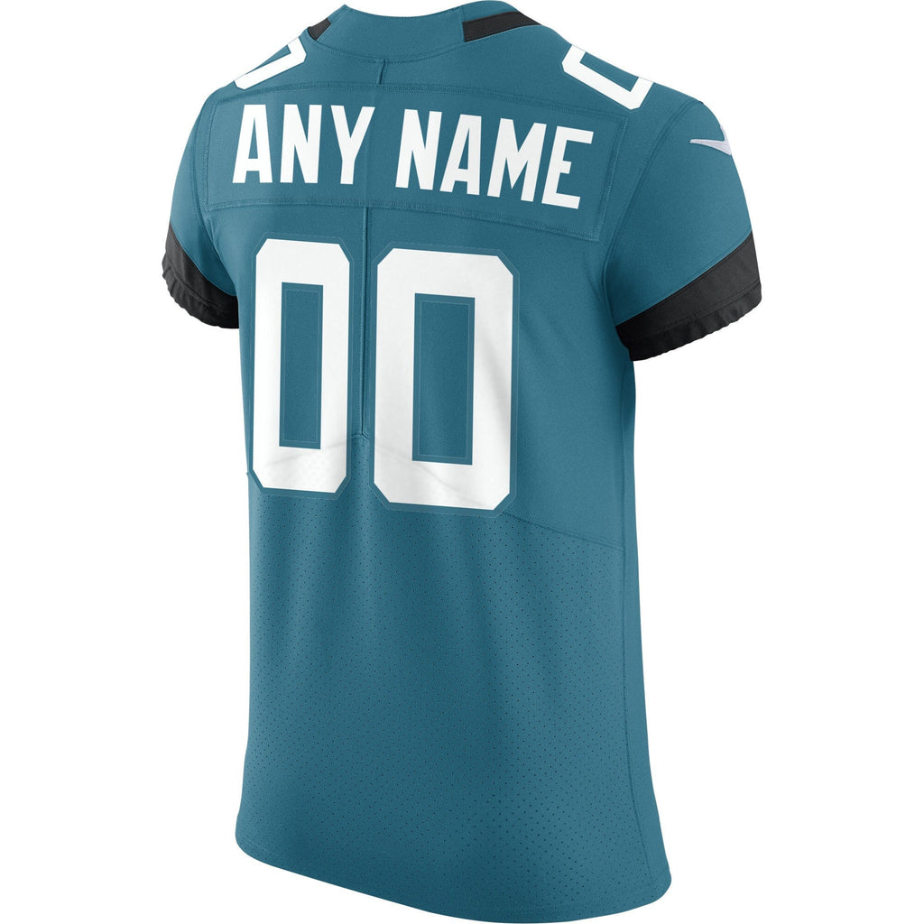Jacksonville Jaguars Teal Vapor Untouchable Elite Custom Jersey