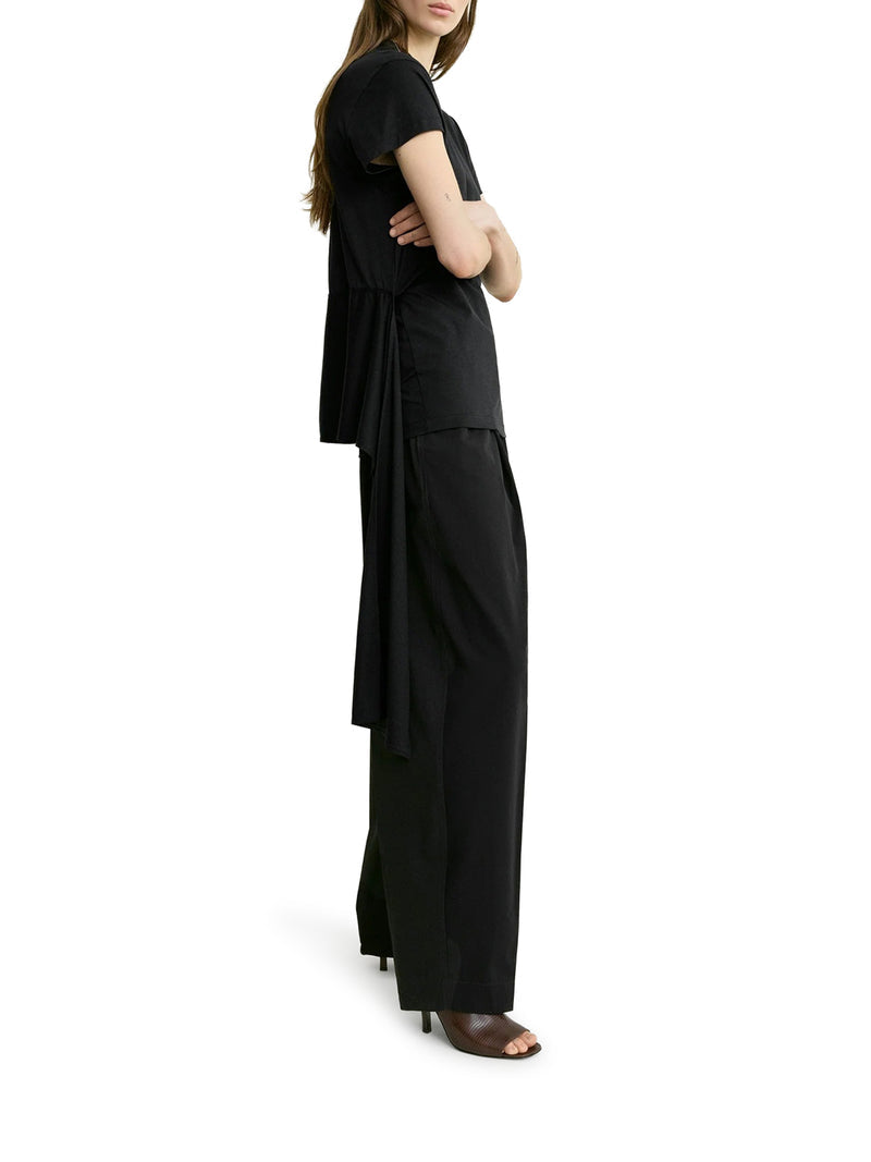 Toteme Women Cotton T-Shirt With Waist Belt