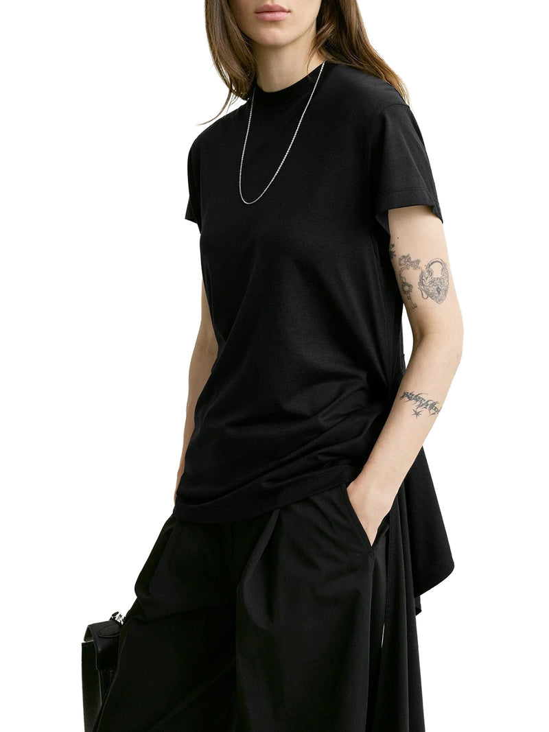 Toteme Women Cotton T-Shirt With Waist Belt