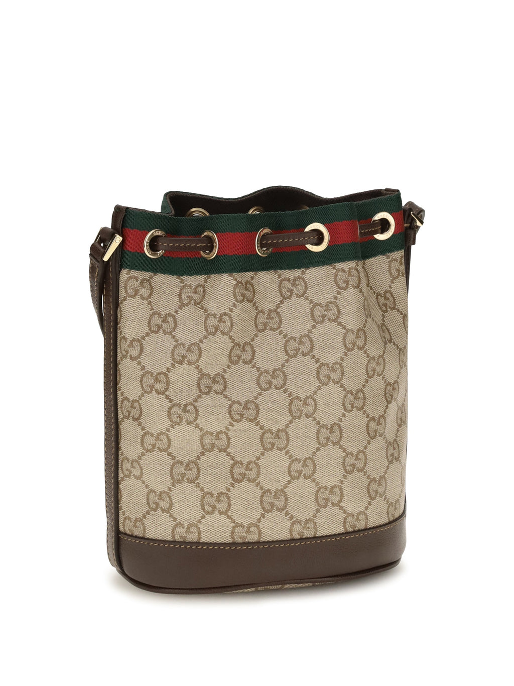 Gucci Women Web Stripe Bucket Bag