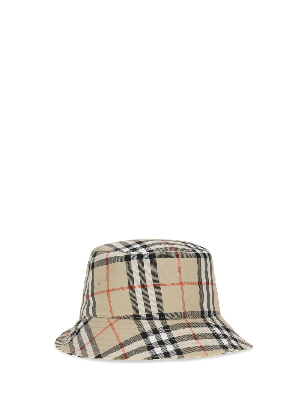 Burberry Men Check Cotton Bucket Hat