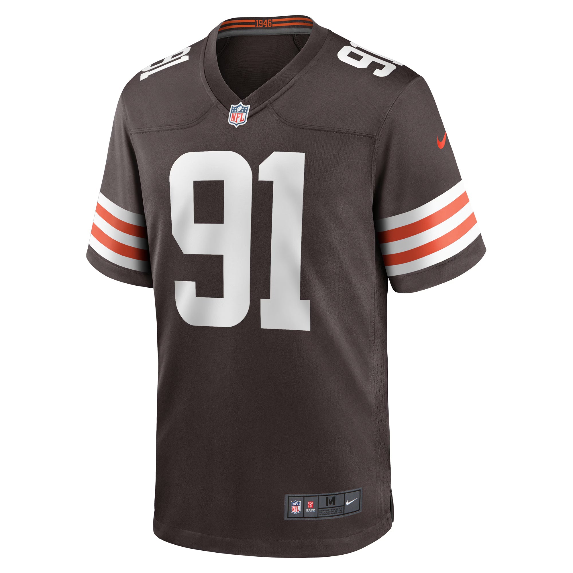 Cleveland Browns Alex Wright Brown Team Game Jersey
