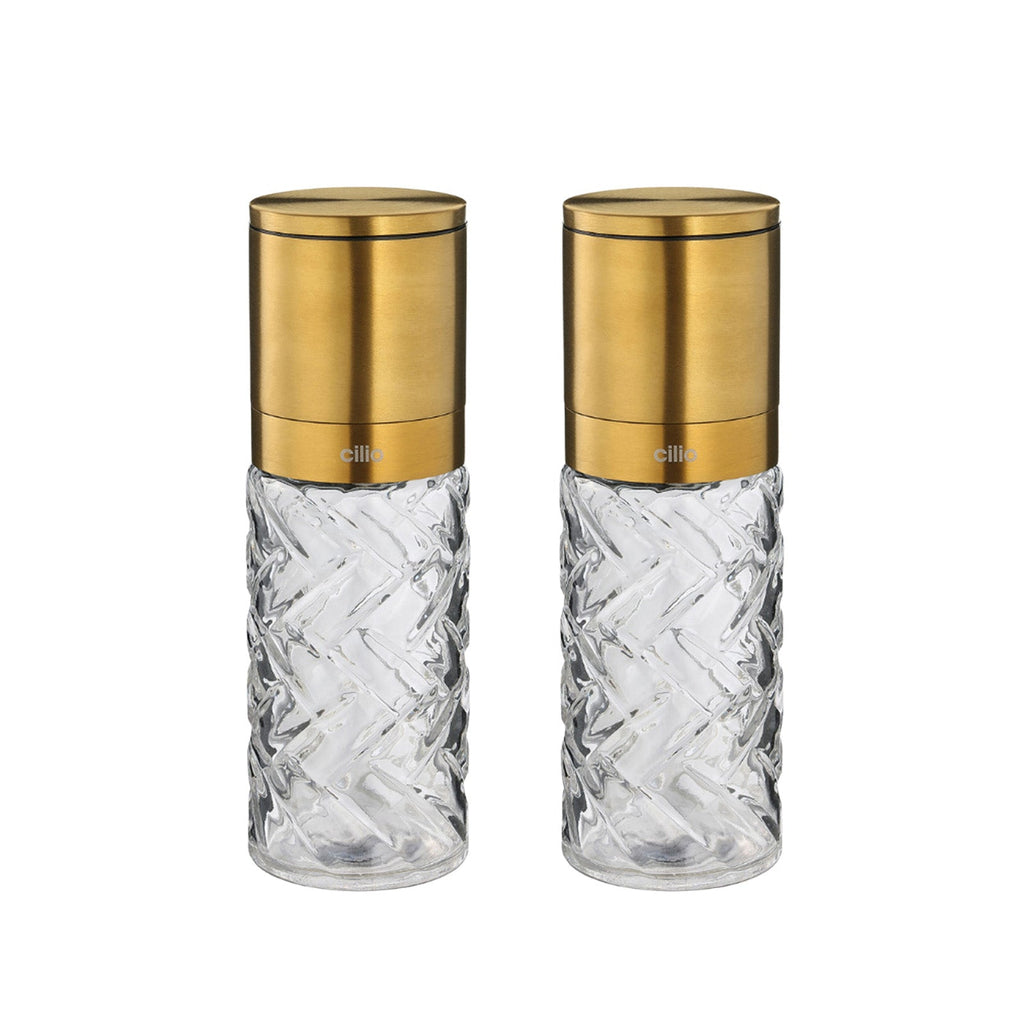 Cilio Cristallo Salt or Pepper Mill 2 Piece Set