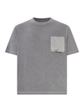 Amiri Men Cotton T-Shirt With Front Logo
