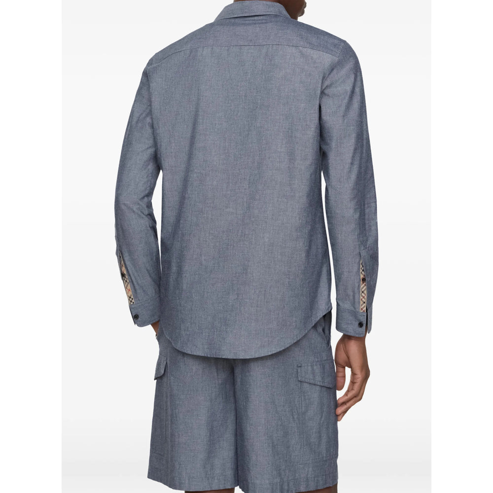 Burberry Blue Shirts Men