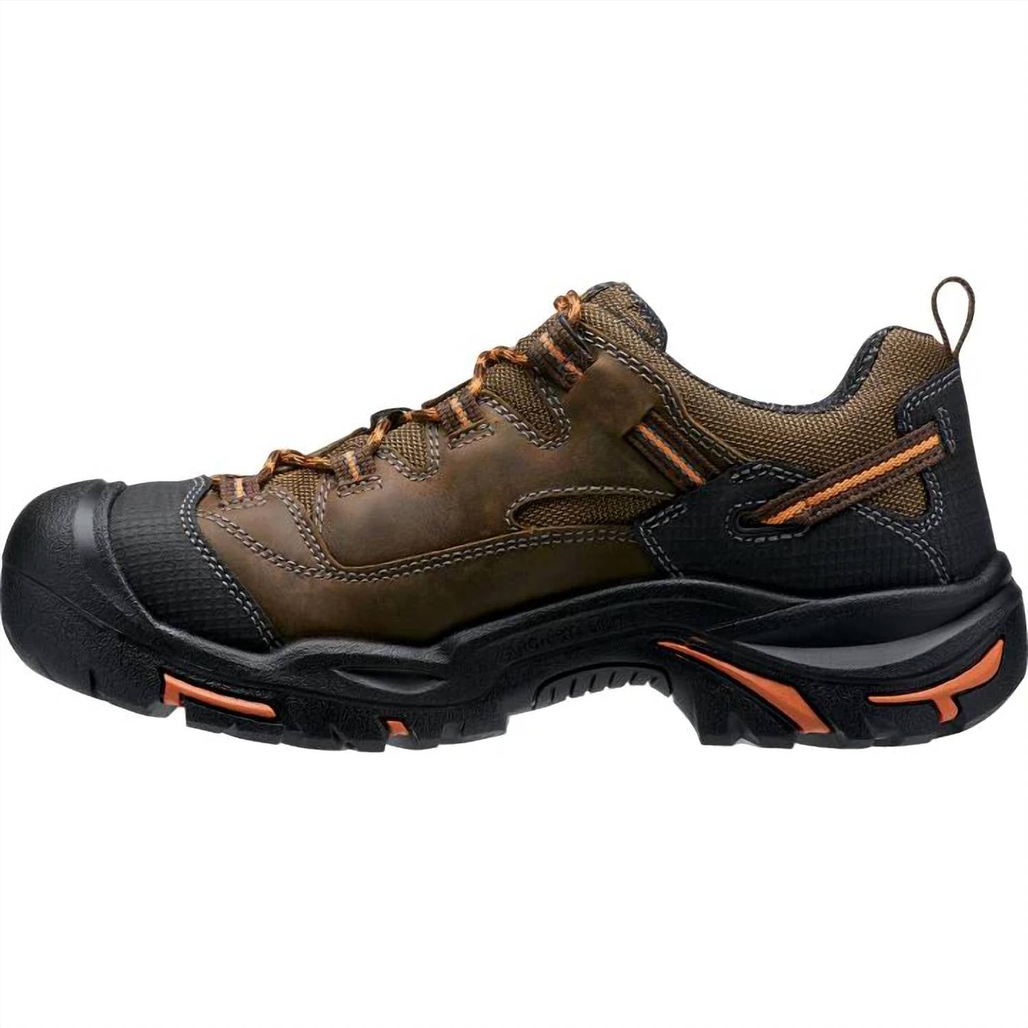 Men's Braddock Low Soft Toe Work Shoes In Cascade Orange Ochre