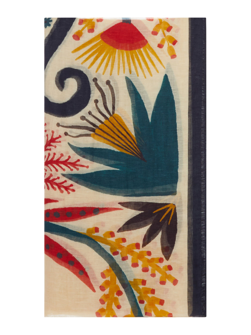 Etro Women Modal Scarf With Mirror Print