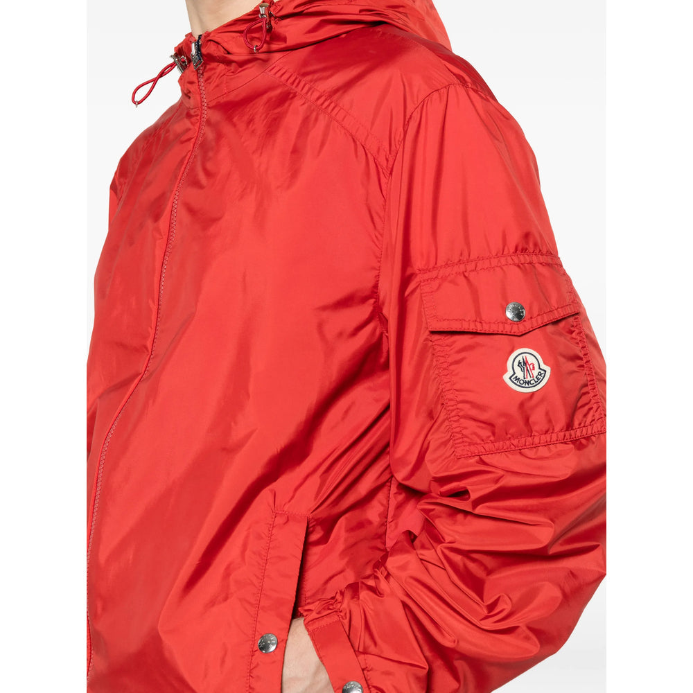 Moncler Red Jackets - Hooded Jackets Men
