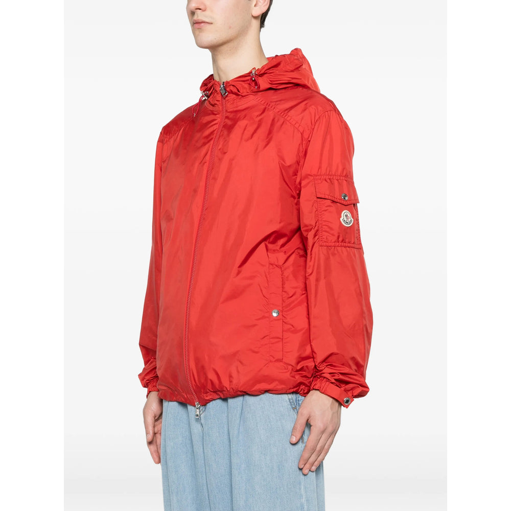 Moncler Red Jackets - Hooded Jackets Men