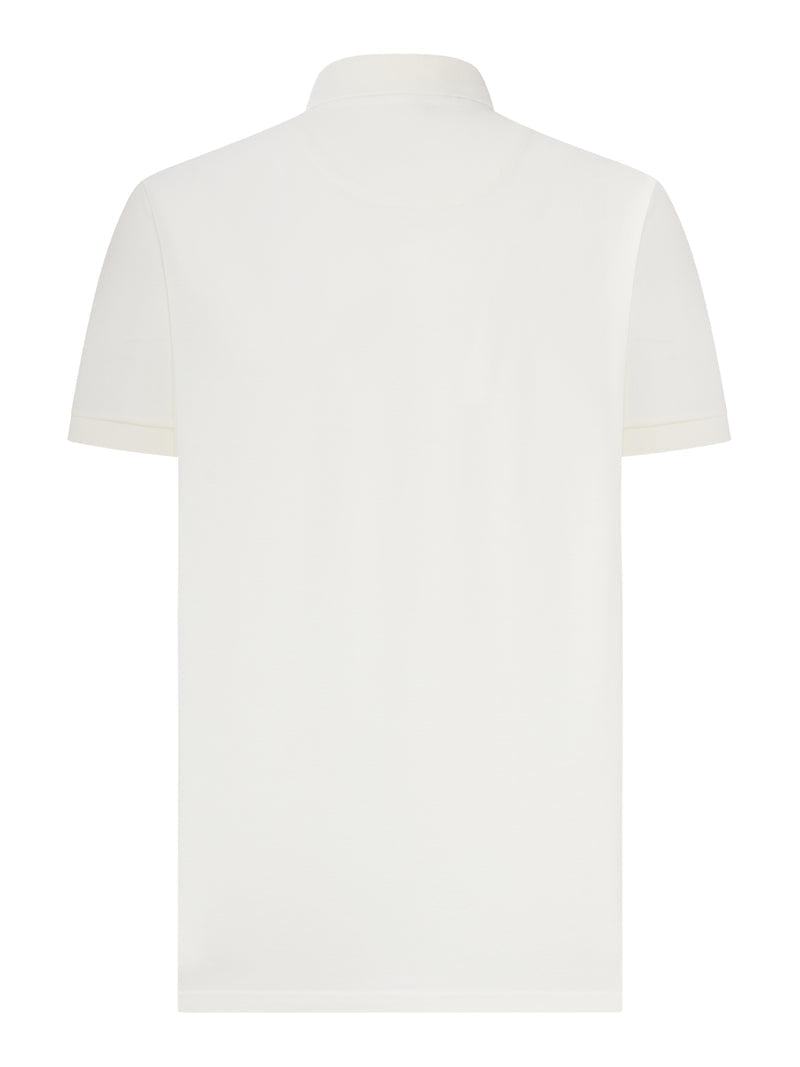 Etro Men Cotton Polo Shirt With Printed Details