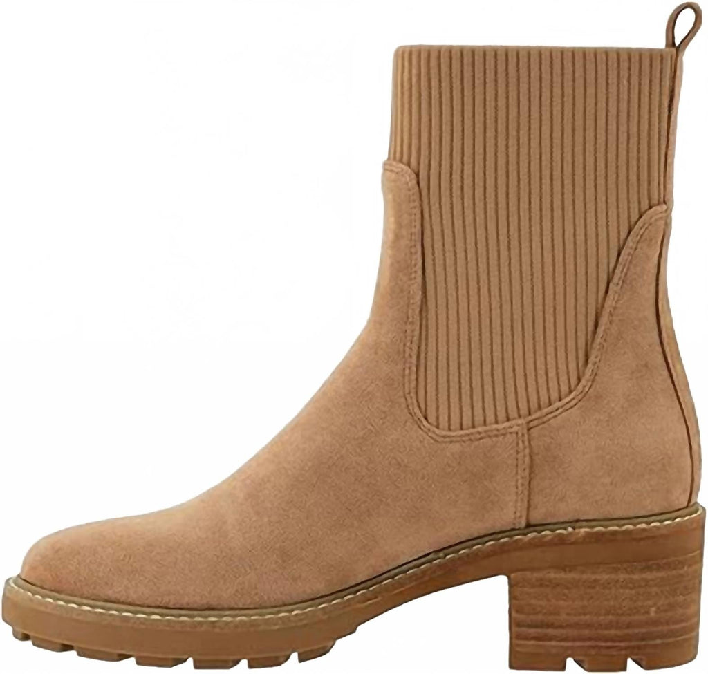 Women's Goodness Gracious Heeled Boot In Camel
