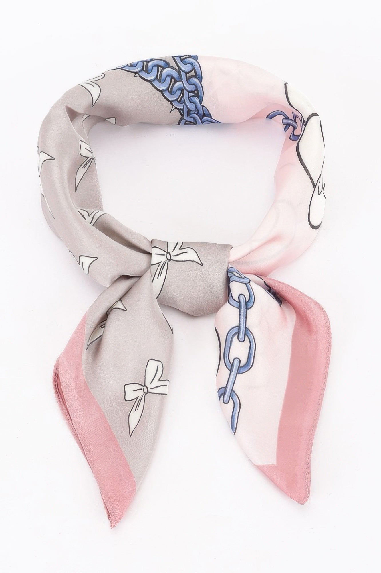Feminine Floral Print Bandana for Elegant Everyday Style