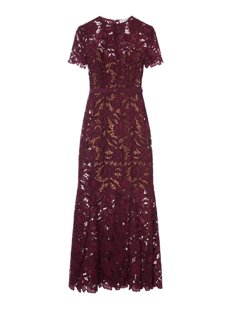 Self-Portrait Women Midi Lace Dress