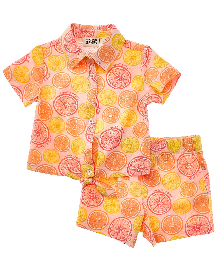 Scotch & Soda 2pc Shirt & Short Set