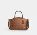 NWT Coach Sadie Satchel Bag In Signature Canvas