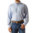 Men's 360 Airflow Venttek Long Sleeve Button Shirt In Light Blue