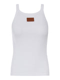 Fendi Women Ribbed Cotton Top